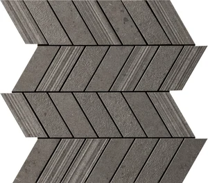 Мозаика Impronta (Italgraniti) Silver Grain Dark Mos.Chevron Mix SI05MCM 30,5x33 натуральная