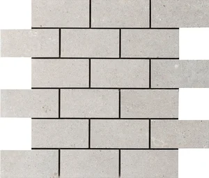 Декоративный элемент Impronta (Italgraniti) Silver Grain Grey Muretto SI033MB 30x30 натуральный