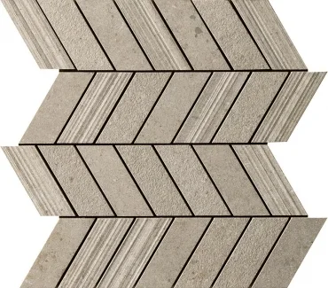 Мозаика Impronta (Italgraniti) Silver Grain Taupe Mos.Chevron Mix SI04MCM 30,5x33 натуральная