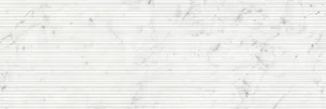 Плитка Impronta Lux Experience Wall Ribbed Statuarietto 32x96,2 матовая