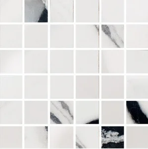 Мозаика Impronta Lux Experience Panda White Mos Mix 30x30 лаппатированная