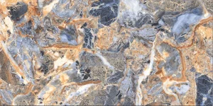 Керамогранит Infinity Ceramica Patti Blu Polished 60x120 полированный