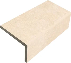 Спецэлемент Interbau Lithos Обкладка Silur Creme 10,5x24,5 матовый