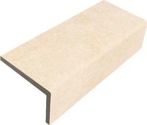Спецэлемент Interbau Lithos Обкладка Silur Creme 15,2x31 матовый