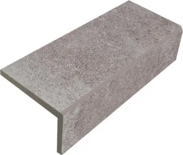 Спецэлемент Interbau Lithos Обкладка Trias Anthrazit 15,2x31 матовый