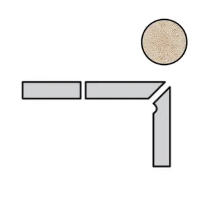Бордюр Interbau Nature Art 112 Bambus Beige Right 8x36 матовый