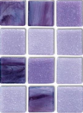 Мозаика JNJ Mosaic Интерьерные Cмеси 200x200 JC 270 Violet 20x20 глянцевая