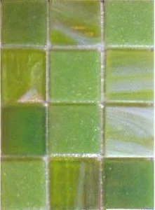 Мозаика JNJ Mosaic Интерьерные Cмеси 200x200 V-7571 Green 20x20 глянцевая