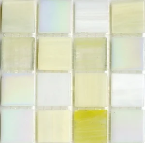 Мозаика JNJ Mosaic Интерьерные Cмеси 200x200 V-J8110 White Pearl 20x20 глянцевая