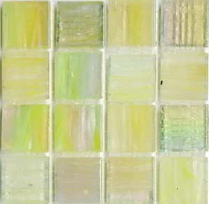 Мозаика JNJ Mosaic Интерьерные Cмеси 200x200 V-J8176 Yellow Pearl 20x20 глянцевая