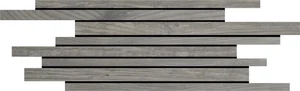 Мозаика Love Tiles Interfusion Grey 15x37 глазурованная