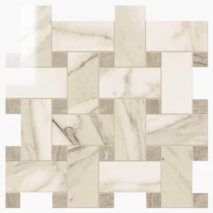 Мозаика Novabell Intreccio Calacatta Beige Lapp. IMP 337L 30x30 лаппатированная