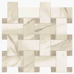 Мозаика Novabell Intreccio Calacatta Beige Silk. IMP 337N 30x30 матовая