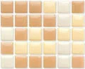 Мозаика Irida Caramel Creme на сетке 32,2x32,2 глянцевая