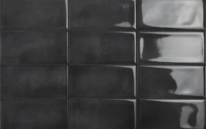 Плитка Iris Be In Black 512071 10x20 глянцевая
