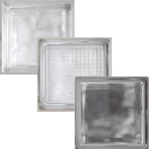Плитка Iris Glass Blocks Dusty White 563546 20x20 глянцевая