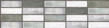 Плитка Iris Industrial Glass Green 754923 10x30 натуральная