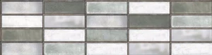 Плитка Iris Industrial Glass Green 754923 10x30 натуральная