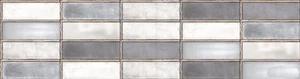 Плитка Iris Industrial Glass Grey 754924 10x30 натуральная