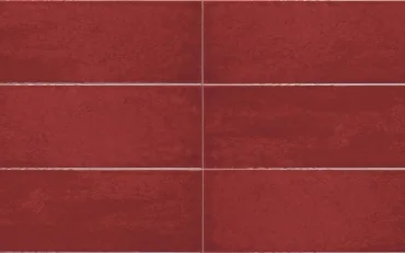 Плитка Iris Maiolica Rosso 754983 10x30 глянцевая