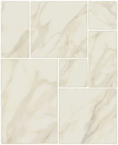 Керамогранит Isla Tiles 1007586 Opus Calacatta Mod.39 40x40 матовый