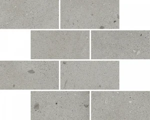 Декор Italon Avantgarde 610110001213 Silver Минибрик 23.7x29.5 натуральный