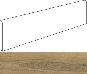 Плинтус Italon Avantgarde 610130007570 Oak 7.2x80 натуральный