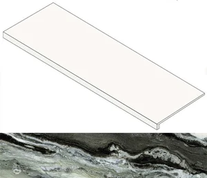 Ступень Italon Avantgarde 620070002784 Exclusive Green Фронтальная 33x160 натуральная