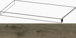 Угловая ступень Italon Avantgarde 620070002801 Pepper Левая 33x160 натуральная