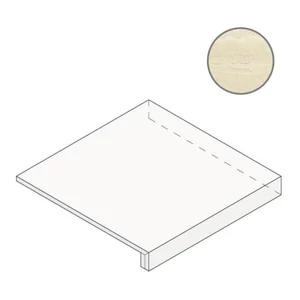 Ступень Italon Charme Advance Alabastro White Scalino 120 Ang Dx 620070002000 33x120 сатинированная