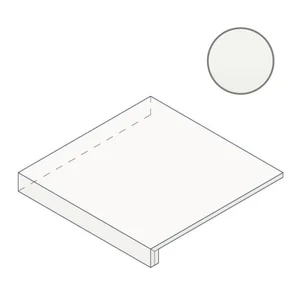 Ступень Italon Charme Advance Cremo Delicato Scalino 120 Ang Sx 620070002003 33x120 сатинированная