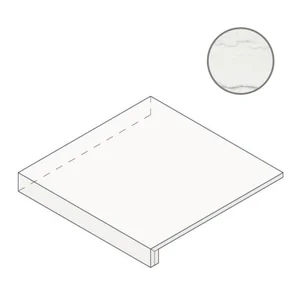 Ступень Italon Charme Advance Platinum White Scalino 120 Ang Sx 620070002004 33x120 сатинированная