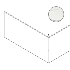 Спецэлемент Italon Charme Advance Platinum White Spigolo A.E 600090000870 1x1 матовый