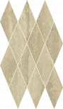 Мозаика Italon Charme Advance Travertino Mosaico Diamond Lux 620110000138 28x48 полированная