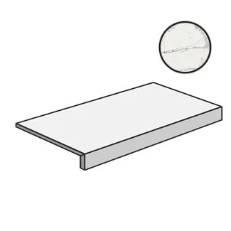 Ступень Italon Charme Deluxe Invisible Scalino Frontale 80 33x80 матовая