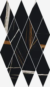 Мозаика Italon Charme Deluxe Sahara Mosaico Diamond Lux 28x48 полированная