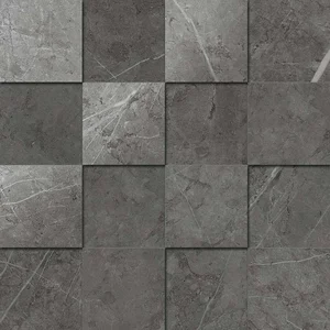 Мозаика Italon Charme Evo Antracite Mosaico 3D 30x30 патинированная