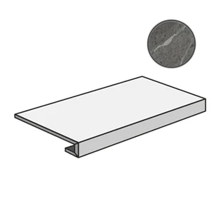 Ступень Italon Charme Evo Antracite Scalino Frontale 33x80 матовая