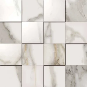Мозаика Italon Charme Evo Calacatta Mosaico 3D 30x30 патинированная