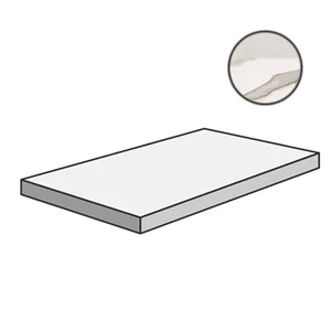 Ступень Italon Charme Evo Calacatta Scalino Angolare SX 33x80 матовая