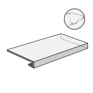 Charme Evo Statuario Scalino Angolare DX 620070001432