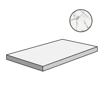 Charme Evo Statuario Scalino Angolare SX 620070001436