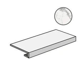 Ступень Italon Charme Evo Statuario Scalino Frontale 33x120 матовая