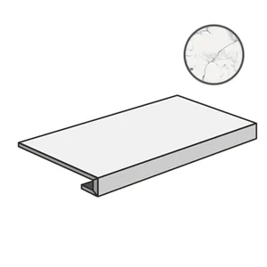 Ступень Italon Charme Evo Statuario Scalino Frontale 33x80 матовая