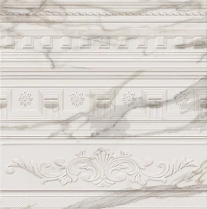 Декоративный элемент Italon Charme Evo Wall Calacatta Inserto Arty 25x75 глянцевый