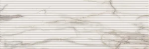 Декоративный элемент Italon Charme Evo Wall Calacatta Inserto Wave 25x75 глянцевый