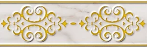 Бордюр Italon Charme Evo Wall Calacatta Listello Deluxe 8x25 глянцевый
