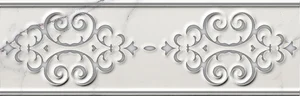 Бордюр Italon Charme Evo Wall Statuario Listello Deluxe 8x25 глянцевый