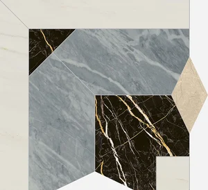 Декоративный элемент Italon Charme Extra Atlantic Intarsio Angolo 60 60x60 полированный