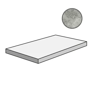 Ступень Italon Charme Extra Silver Scalino Angolare SX 33x80 матовая